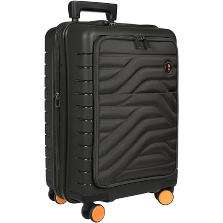 Bric's Ulisse Cabin Trolley Expandable 39 L, 37 x 55 x 24 cm, aus leichtem und widerstandsfähigem Material, Olive – Bild 2