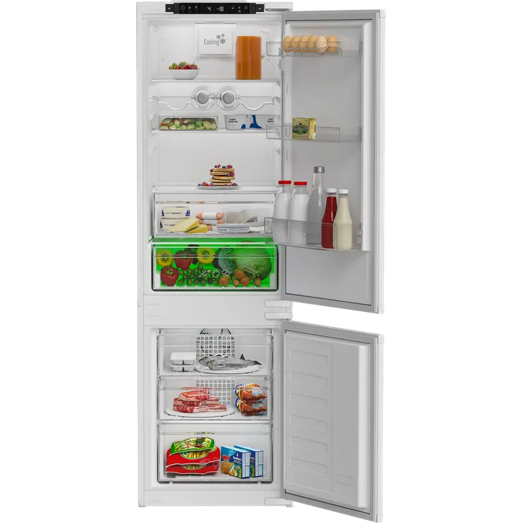 Elektrabregenz KFIBN32350, Einbau Kühl-Gefrierkombination mit 262 Litern Nutzinhalt, NoFrost, SuperFresh Zone, 38 dBA, elektronisches Kontrollsystem, 178 cm Nische