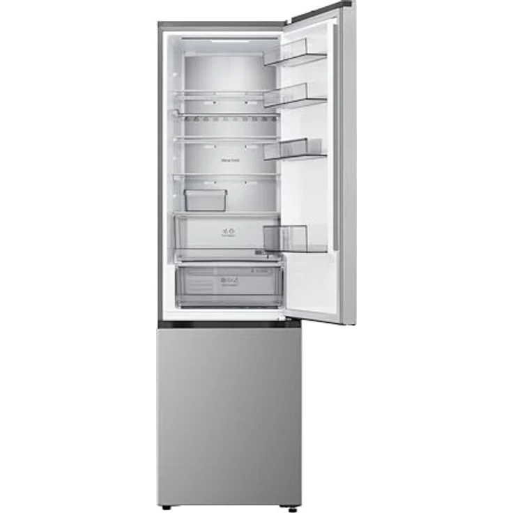 LG GBBS524APY, 375 l NoFrost Kühlschrank mit wechselbarem Türanschlag, Energieeffizienzklasse A, Silber – Bild 4