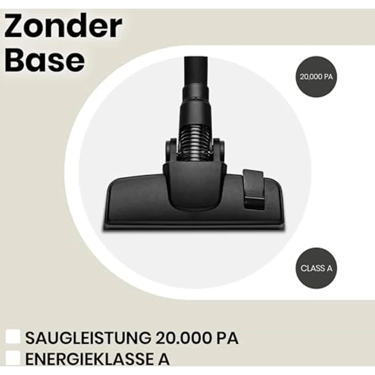 ZEEGMA ZONDER BASE Handstaubsauger Beutellos Schwarz – Bild 6