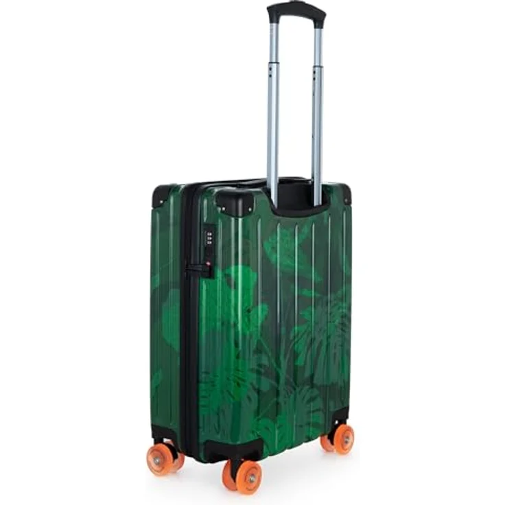Hauptstadtkoffer Q-Damm, Handgepäckkoffer 54x37x21 cm mit TSA-Schloss, 4 Rollen, Hartschale, Floral Design, 38 Liter Volumen – Bild 3