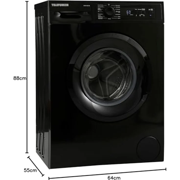 Telefunken W-01-52-B, Frontlader-Waschmaschine, D, Fassungsvermögen 5 kg, Standgerät, Breite 60 cm – Bild 8