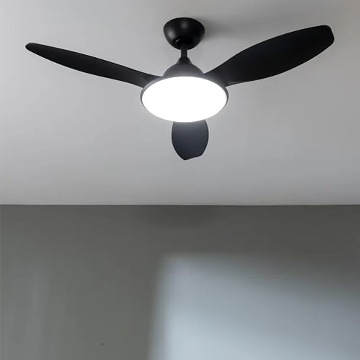 Cecotec EnergySilence 4800 Light Black, Deckenventilator mit 36W LED-Licht, DC-Motor, 48 Zoll, Fernbedienung, Timer, 6 Geschwindigkeiten, 3 Klingen – Bild 3