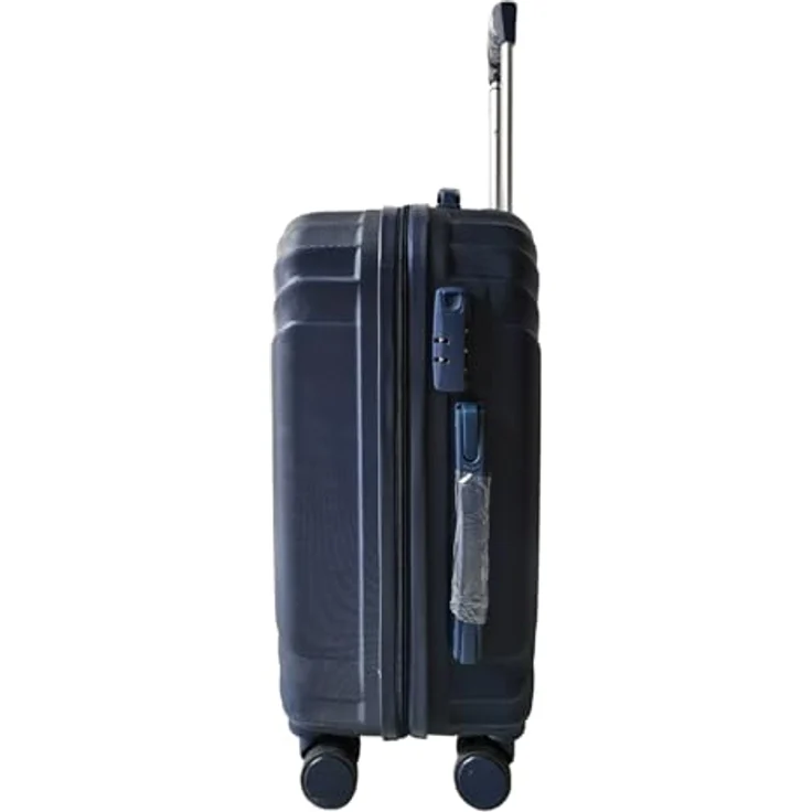 NTK-Collection Mabell Hartschalenkoffer 2er-Set Blau, 80 l (M 50-90 l, L 90-115 l), mit Zahlenschloss und leichtläufigen Rollen – Bild 3