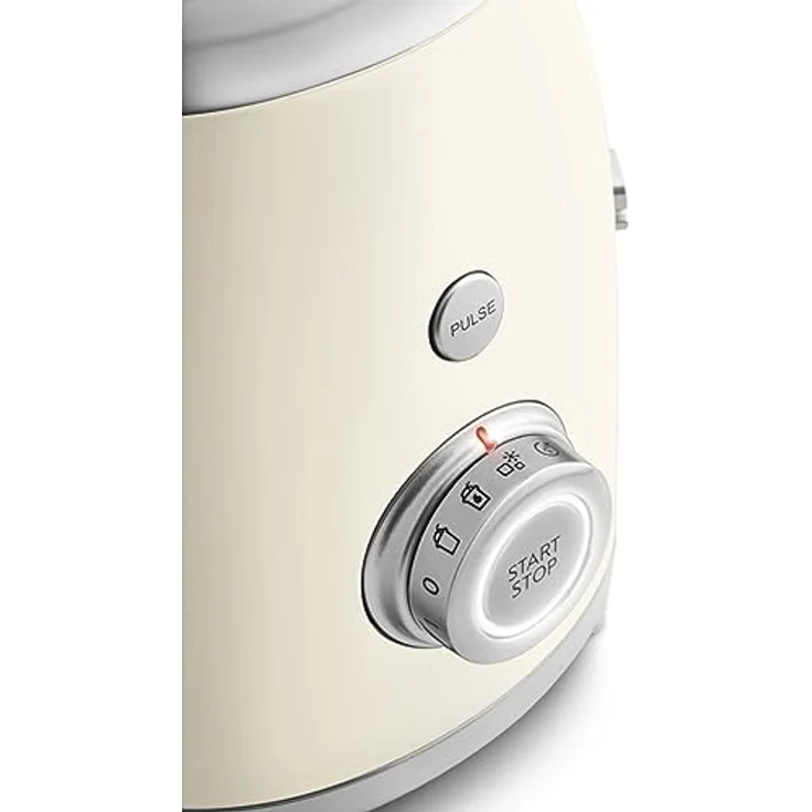Smeg BLF03CREU Standmixer in 50's Style, 800 Watt, 1,5 Liter, 4 Geschwindigkeiten, 4 Programme, Aluminium-Druckguss, creme, Serie: – Bild 4