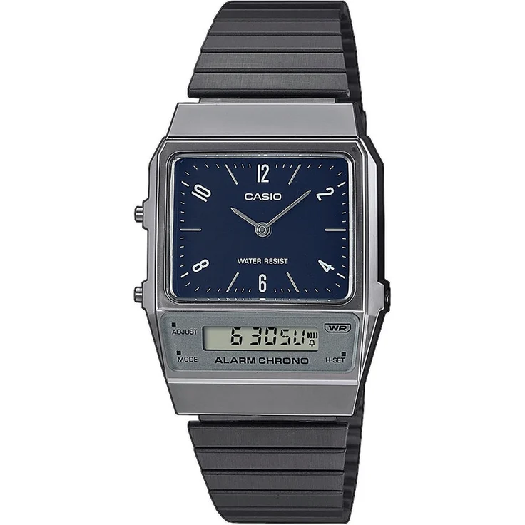 CASIO VINTAGE Chronograph Quarzuhr Edelstahlarmband, analog, Damenuhr Herrenuhr – Bild 1