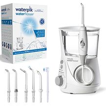 Bild für Waterpik Ultra Professional Waterflosser feststehende Munddusche mit 7 Aufsätzen, Druckbereich von 0,7-7 Bar regulierbar über 10 Druckeinstellungen, integrierter Timer, Weiß (WP-660EU)