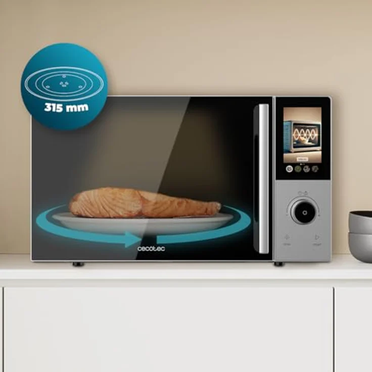 Cecotec Mikrowelle Convection 2500 Touch, 25 Liter, 900 W, mit Grillfunktion und Touch-Bedienung – Bild 9