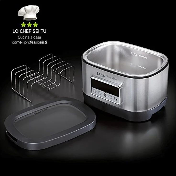 Laica SVC200, Sous Vide Garer, Edelstahl-Schwarz – Bild 6