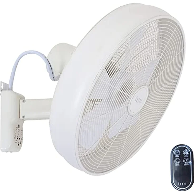 Wandventilator Breeze Wall Weiß mit Fernbedienung – Bild 2