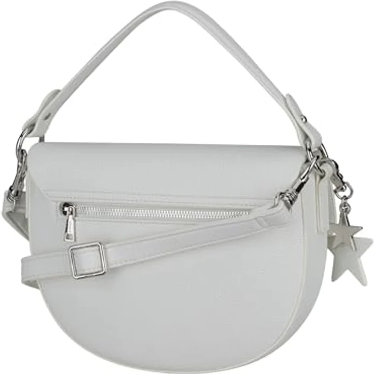 Joop! Jeans Salve Handtasche 24 cm, Weiß, 100% Polyurethan, 24 x 6 x 16 cm – Bild 2