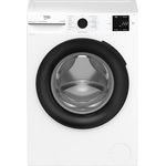 Beko BM3WFU3741X freistehende Waschmaschine, EnergySpin, Dampffunktion, Hygiene+, Coldwash, 7 kg, Weiß