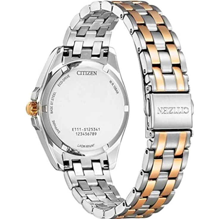 Citizen Armbanduhr Damen EO1213 85E ECO Drive,Quarzuhr, 33 mm, bicolor – Bild 2