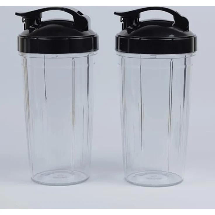 Hagenuk Smart Blender, Standmixer mit 1000 W, 30.000 U/min, 6 Edelstahlklingen, 2x700 ml Behälter, BPA-frei, gebürstetes Aluminiumgehäuse – Bild 3