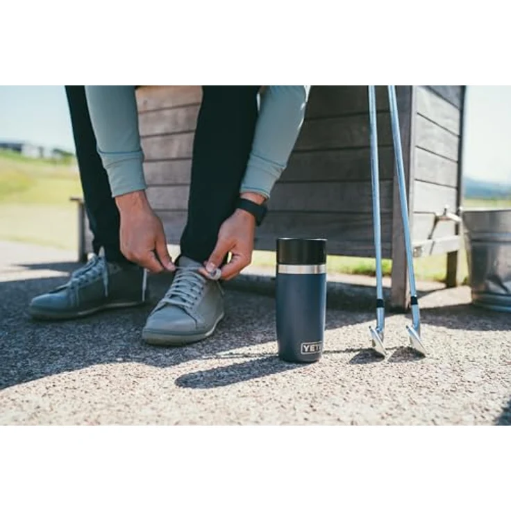 YETI Rambler Thermobecher 12 oz (355 ml) Navy – Edelstahl-Isolierbecher mit abnehmbaren Magslider-Deckel, doppelwandiger Vakuumisolierung, spülmaschinenfest – Bild 5