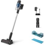 Philips Kabelloser Akku-Staubsauger 3000-Serie - Staubsaugen und Wischen in einem, Digitaler Motor, präzise LED-Düse, 60 Minuten Laufzeit, Abnehmbarer Akku, PowerCyclone 8, Aqua-Modul (XC3132/01)