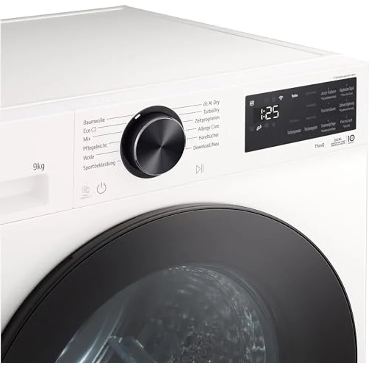 LG RT90X7 Wärmepumpentrockner 9 kg, Weiß, mit Trommelbeleuchtung und smarter Bedienung via WiFi – Bild 4
