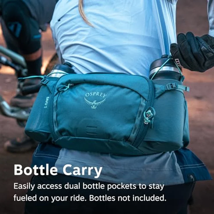 Osprey Savu 5 Gürteltasche, 26 cm x 10 cm x 15 cm, 100% Polyester, grün – Bild 4