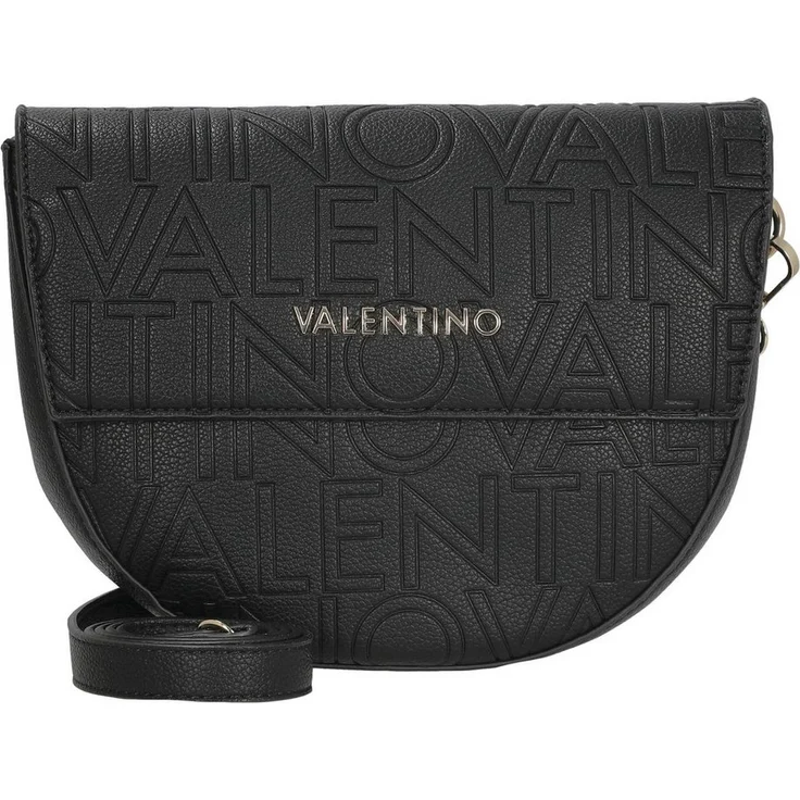 "VALENTINO BAGS Umhängetasche Pansy - Allover-Logodruck, geräumiges Hauptfach, abnehmbarer Schultergurt - 24 cm, schwarz" – Bild 1