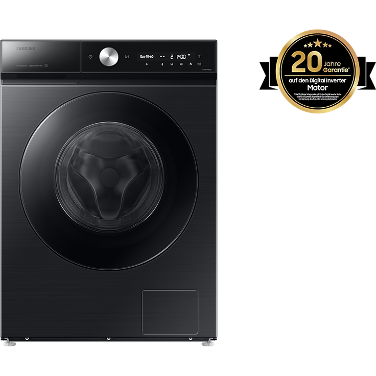 Samsung WW8400D WW11DB8B95GB, BESPOKE Waschmaschine, QuickDrive, AI Wash, 1 EEK: A (-40%), 11 kg Black – Bild 1
