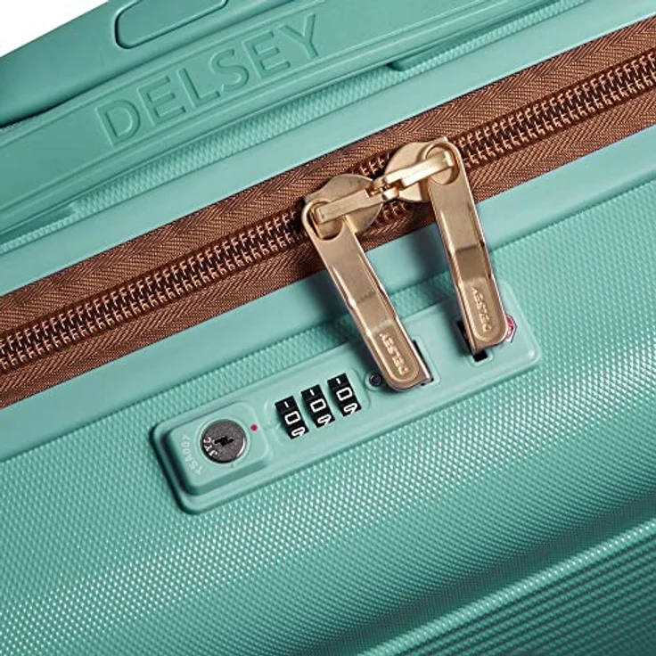 DELSEY Paris Freestyle Hartschalen-Kabinenkoffer 55 cm, 36 L, S Slim, Mandel, mit TSA-Schloss und SECURITECH-Reißverschluss – Bild 4