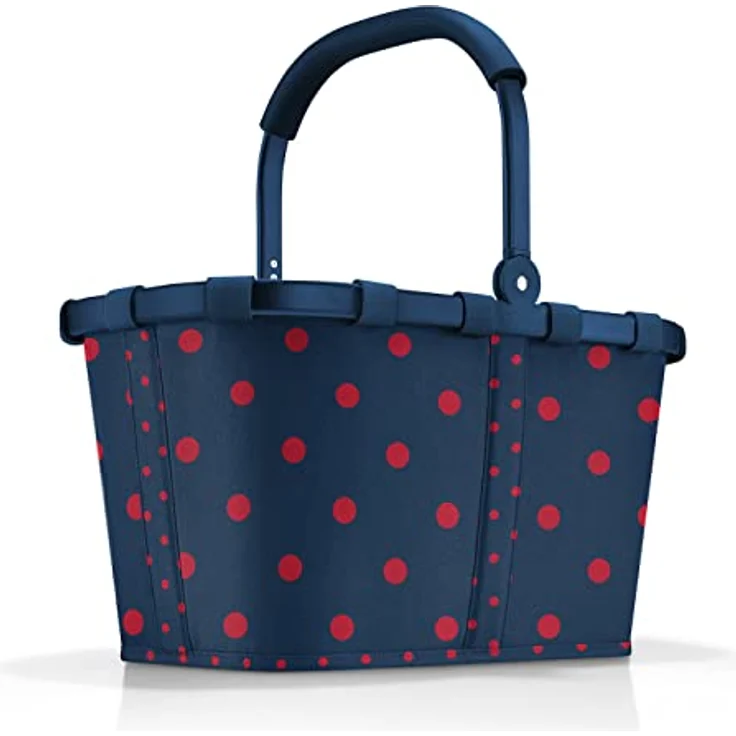 reisenthel carrybag Einkaufskorb mit Henkel Einkaufstasche Shopping Tragetasche mixed dots red – Bild 2