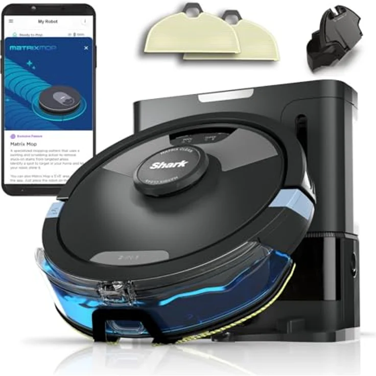 Shark Mtrix Plus Wischroboter Shark RV2620WAEU 2-in-1 Saug- und Wischroboter, Ohne Beutel, Abnehmbare Bürste – Bild 2