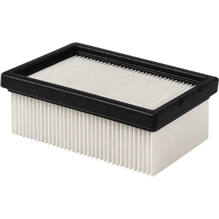 Bosch Flacher gefalteter E10-Filter für Staubsauger, effektive Feinstaubfiltration