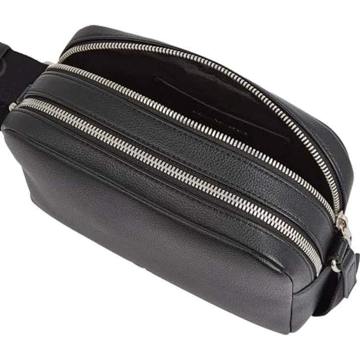 Calvin Klein Ultralight Umhängetasche 20 cm, schwarz, 100% Polyurethan, kompakte Größe 20 x 8 x 13.5 cm – Bild 3