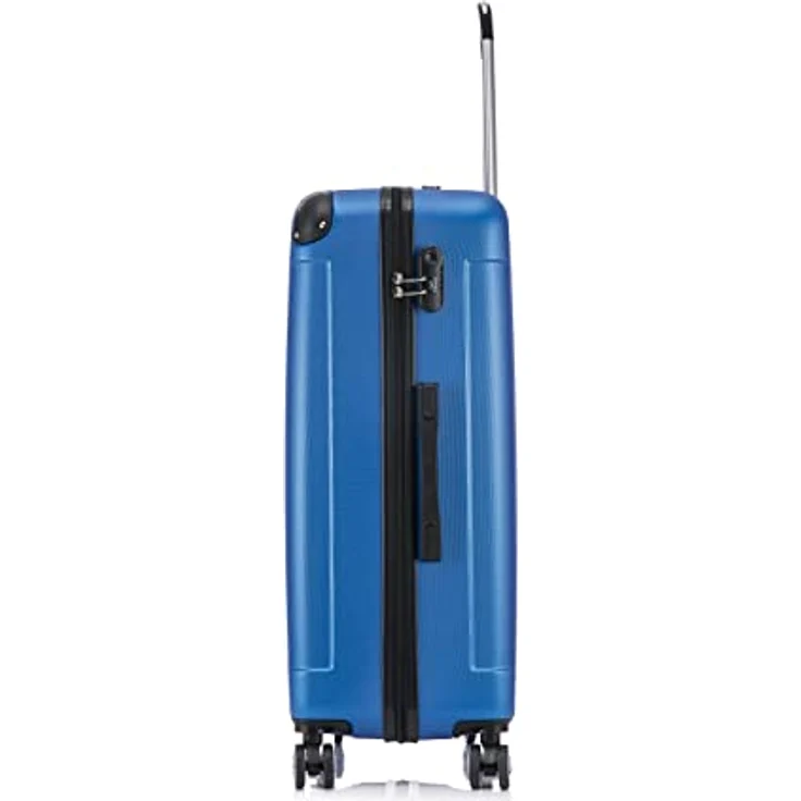 Flexot Flex-2045 Koffer (XL, Perl-Blau) mit Zwillingsrollen und Hartschale – Bild 5