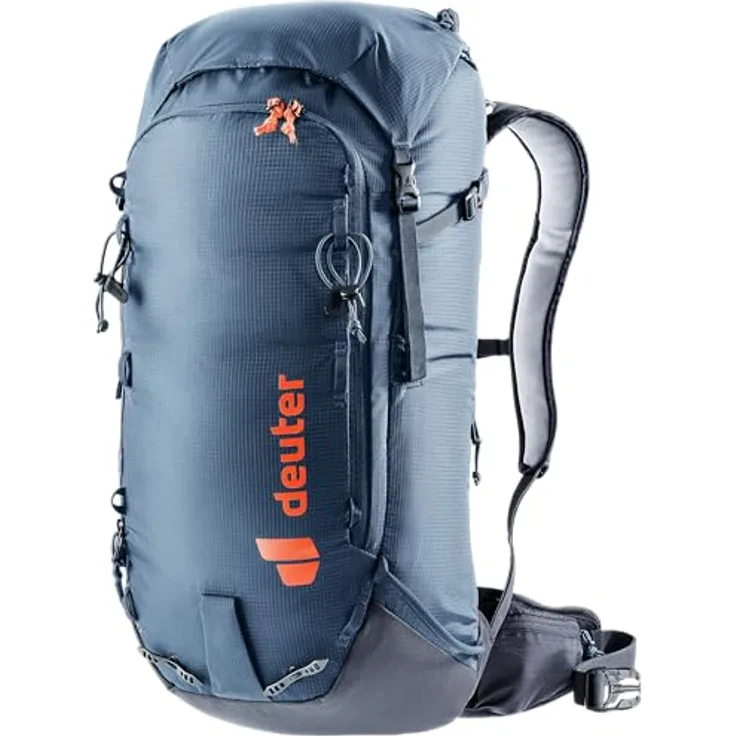 deuter Freescape Lite 26 Skitouren Rucksack, mit separatem Sicherheitsausrüstungsfach und Helmnetz, in Schwarz