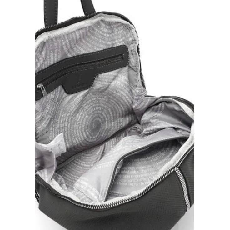 Suri Frey Romy Basic City Rucksack, 32 cm, grau, 100% Polyurethan, 28 cm x 15 cm x 32 cm – Bild 7