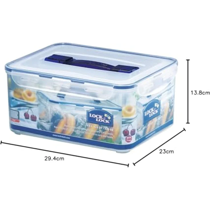 Lock & Lock HPL883 Multifunktionsbox 6,5l mit Ablaufgitter und Griff – Bild 4