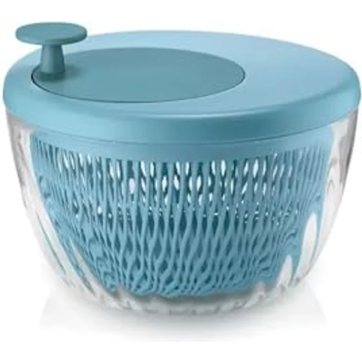 Guzzini Spin e Store Kitchen Active Design Salatschleuder, Azur, 26 cm – Bild 2