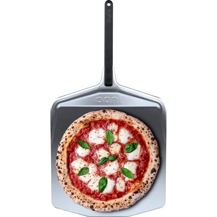 Ooni Pizzaschaufel 40 cm, Pizzaschieber aus superglattem Aluminium mit langem, hitzebeständigem Nylongriff, geeignet für Ooni Koda 16 und Ooni Kaur 16 – Bild 1