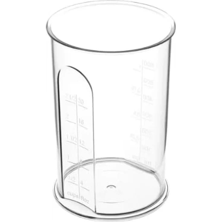 Bosch Messbecher 00657243 für ERGOMIXX und andere Mixer, transparent, Kunststoff, 10,3 cm x 10,3 cm x 15,5 cm – Bild 1