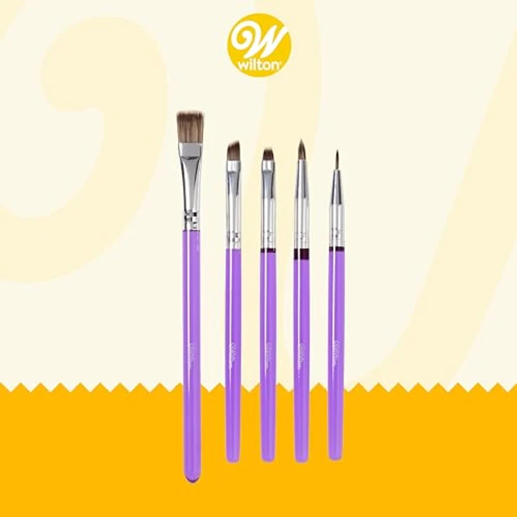 Wilton Pinsel-Set, Kuchen Verzieren- Bemalen, 5er-Set – Bild 2