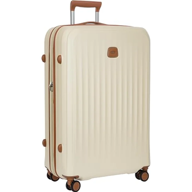 Bric's Taormina Trolley 75 cm Exp., erweiterbarer Hartschalen-Koffer mit TSA-Zahlenschloss, Cream beige – Bild 2