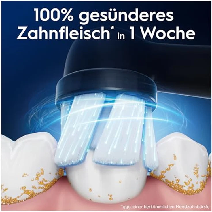 Oral-B Aufsteckbürsten Oral-B iO Sanfte Reinigung, fortschrittliche Plaque-Entfernung, für empfindliches Zahnfleisch, 2er Pack – Bild 2