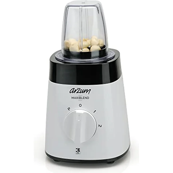 Arzum AR1057 Standmixer 500W Weiß/Schwarz, Standmixer, Schwarz, Weiss – Bild 2