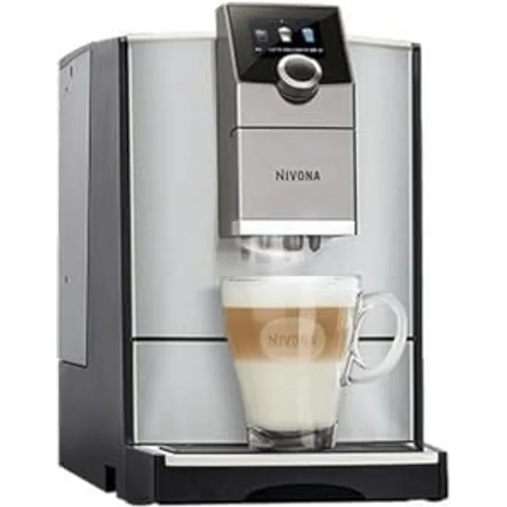 Nivona NICR 799 Kaffeevollautomat, mit Milchsystem, 2,2 l Wassertank, edelstahl-chrom