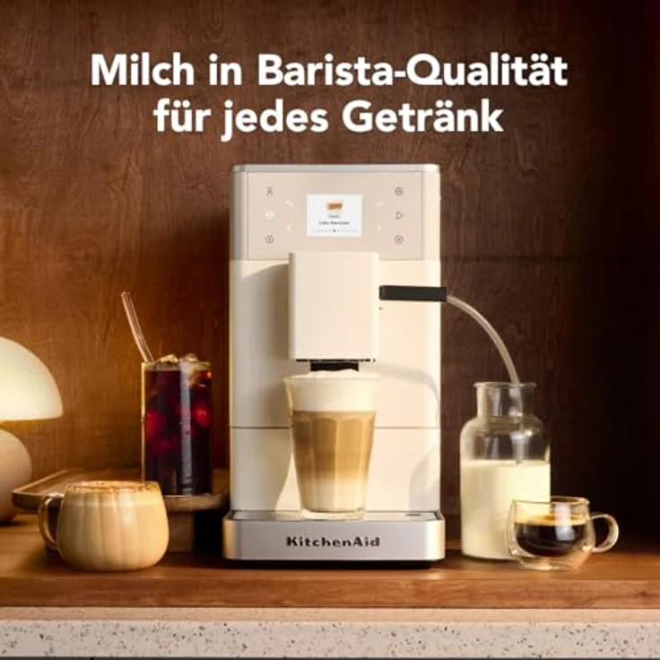 KitchenAid Kaffeevollautomat 5KES8453EPL, QuietGrind-System für leise Zubereitung, Iced Coffee-Funktion – Bild 5