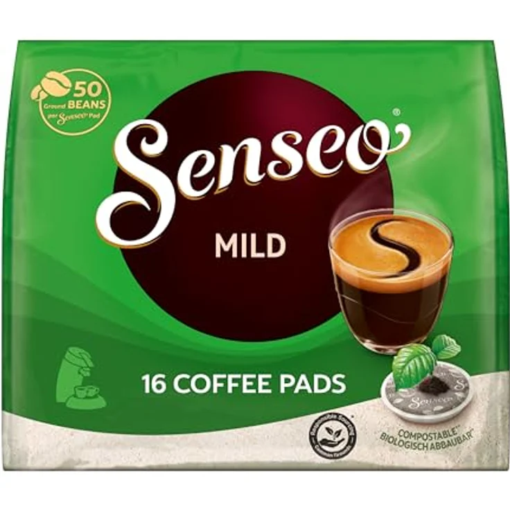 Senseo Kaffeepads Mild, Feiner und Samtweicher Geschmack, Kaffee, neues Design, 10er Pack, 10 x 16 Pads – Bild 4