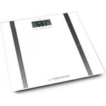 Esperanza Samba Rechteck Elektronische Personenwaage (180 kg), max. Belastung 180 kg, Wiegegenauigkeit 100 g, Glas, kg/lb/st, Fußtap-Funktion