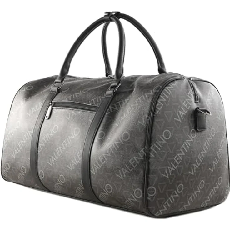 Valentino Zefir Weekender Reisetasche, 50 cm, 100% Polyurethan, schwarz – Bild 4