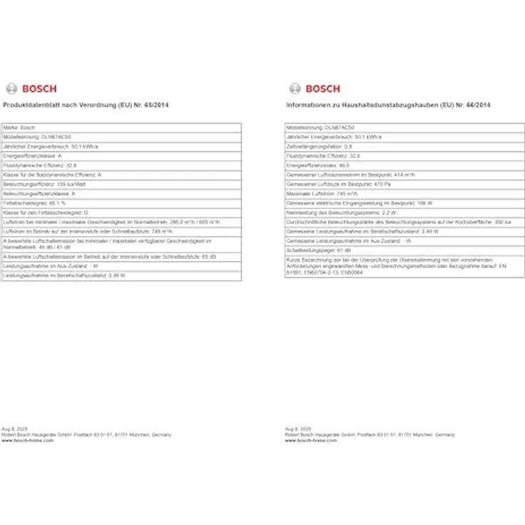 Bosch DLN87AC50, Lüfterbaustein 86 cm aus Edelstahl für flexible Küchenmontage – Bild 11