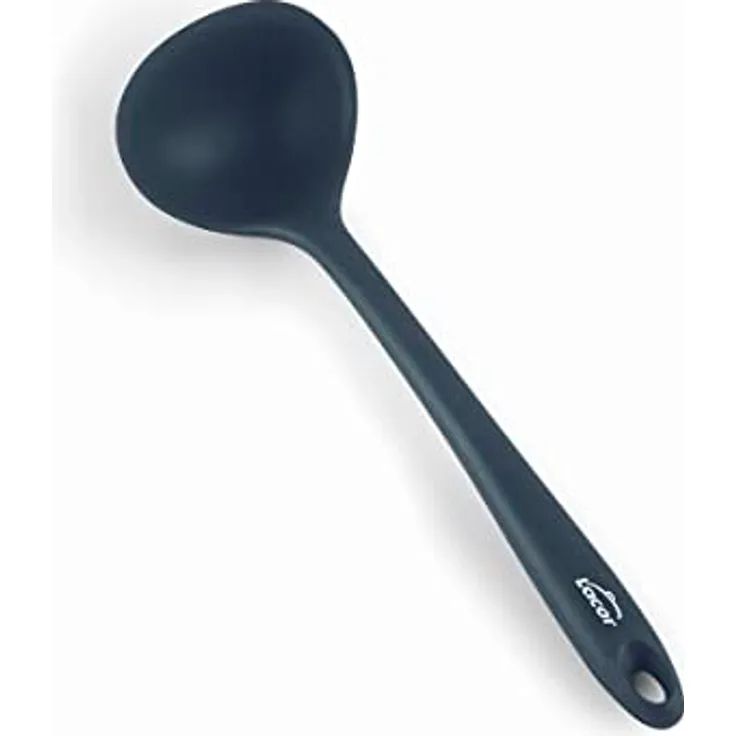 Lacor - 64466 - Graue Schüssel, Serviereimer, Silikonschüssel, Küchenutensilien, ergonomischer Griff, Antihaftbeschichtet, hochtemperaturbeständig, spülmaschinenfest, Länge 29 cm