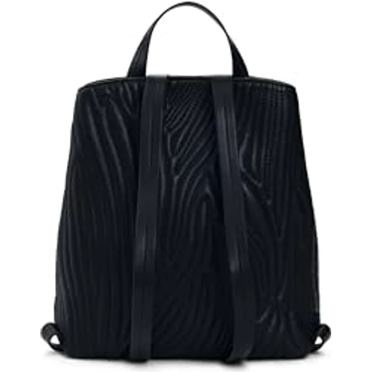 Desigual Helium City Rucksack, schwarz, 29 cm, 100% Polyurethan, kompakte Form – Bild 2