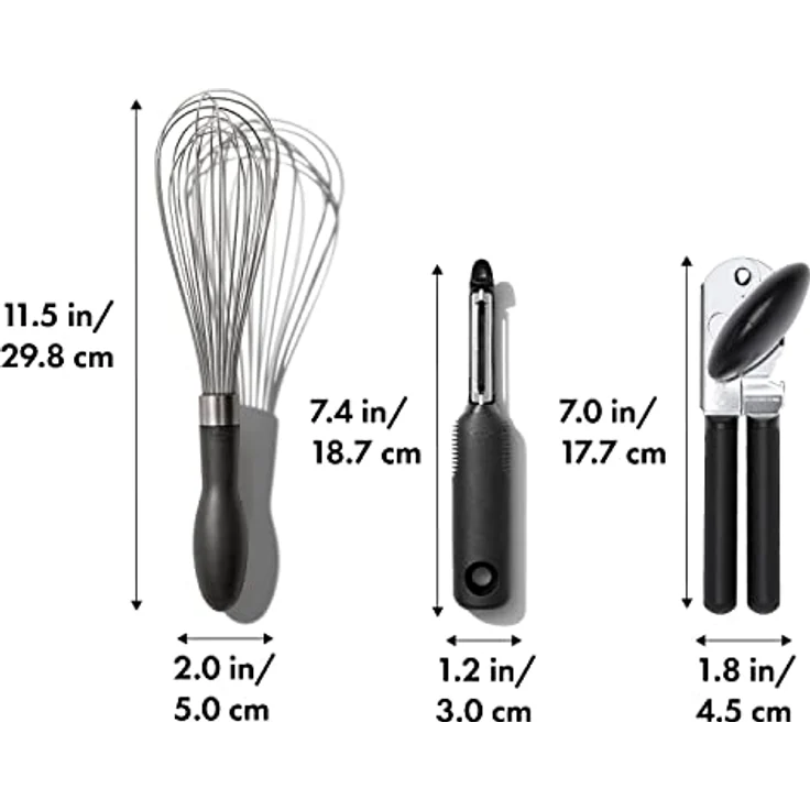 OXO Good Grips 3-teiliges Küchenutensilien-Set für den Alltag – Bild 5