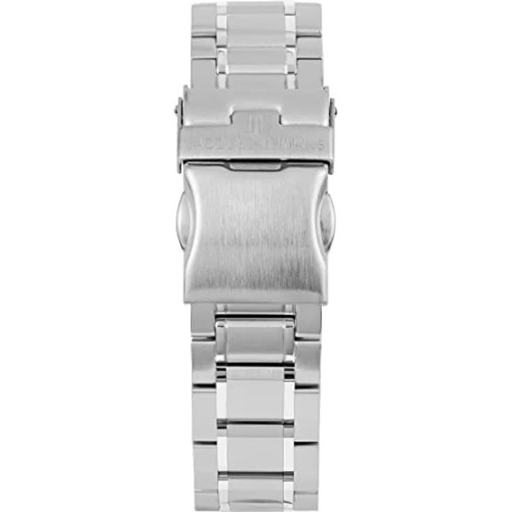 JACQUES LEMANS Herrenuhr, Hybromatic Uhren Männer, Chronograph aus massivem Edelstahl mit Metall Armband, Herrenuhr großes Ziffernblatt - Suit for Men, Model 1-2130F, Arm Herrenuhr groß – Bild 2